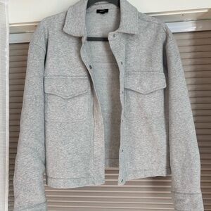 Cropped Shacket Style Top